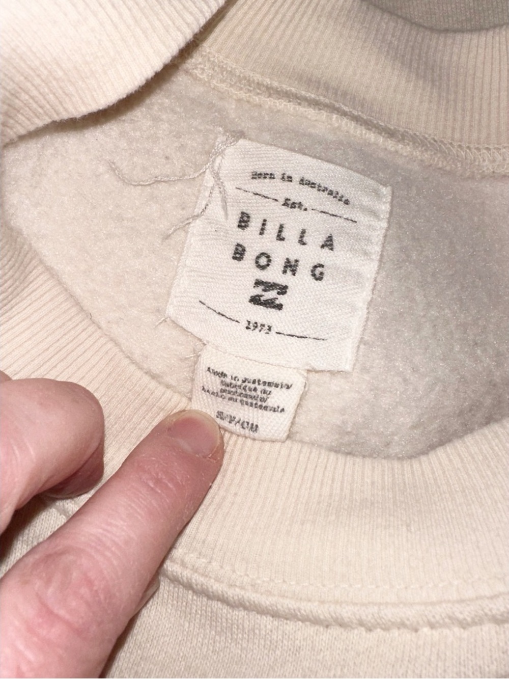 Billabong Ride In Oversized Pullover, size Small - Picture 5 of 6